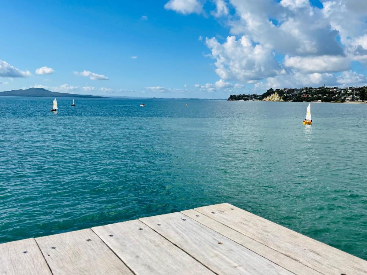 Family Friendly 3Br Flat - 3Min Walk To The Beach - Self Contained Auckland Kültér fotó